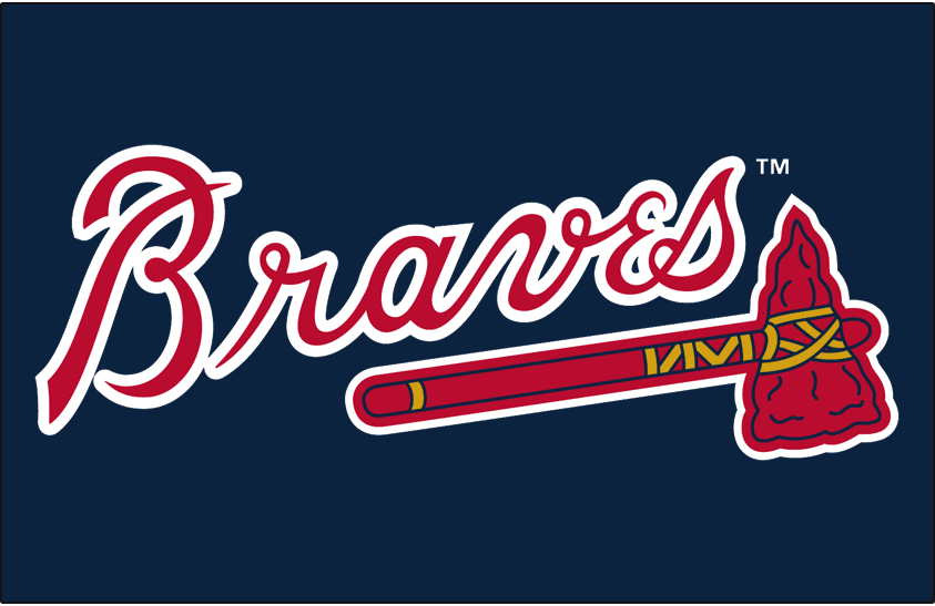 Atlanta Braves 2018-Pres Primary Dark Logo iron on transfers for fabric